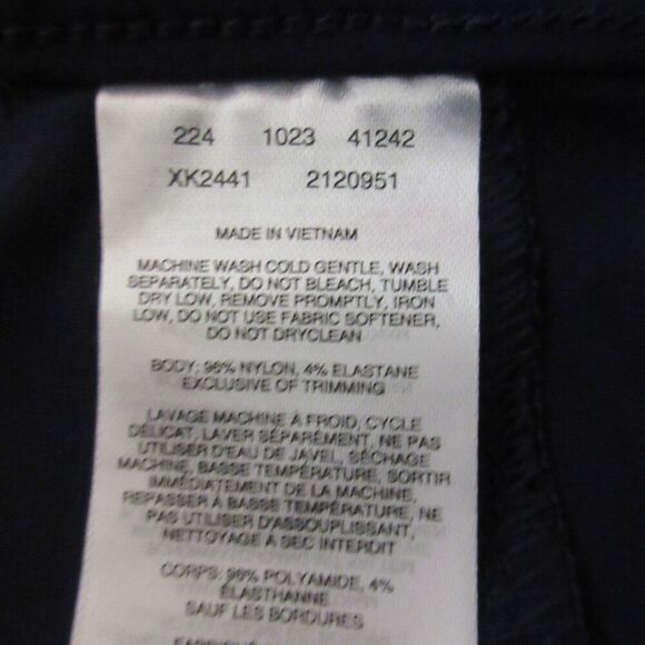 COLUMBIA Omni-Shield Omni-Shade Capri Pants Small Navy Blue Dark Nocturnal  NWT - Picture 9 of 15